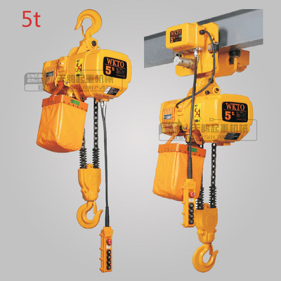 環(huán)鏈電動(dòng)葫蘆起重機(jī)WKTO運(yùn)行鬼頭款鏈條起重葫蘆行吊5t4m5噸4米 圖片_高清大圖 